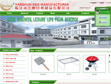 Tablet Screenshot of bescook.com